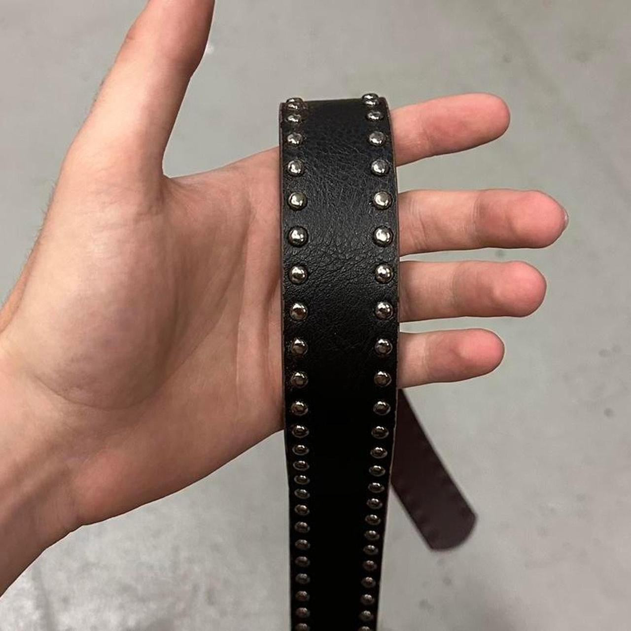 BLACK STUDDED BELT