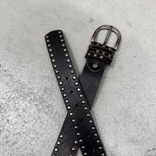 BLACK STUDDED BELT