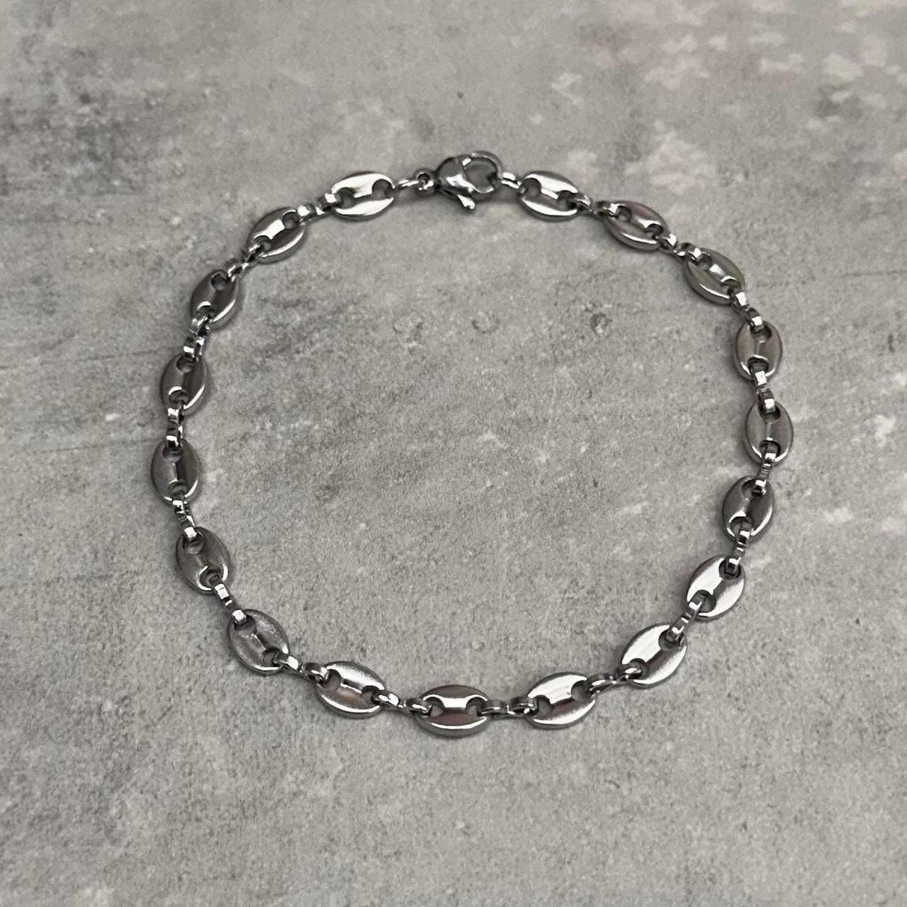 Link Bracelet, Silver.