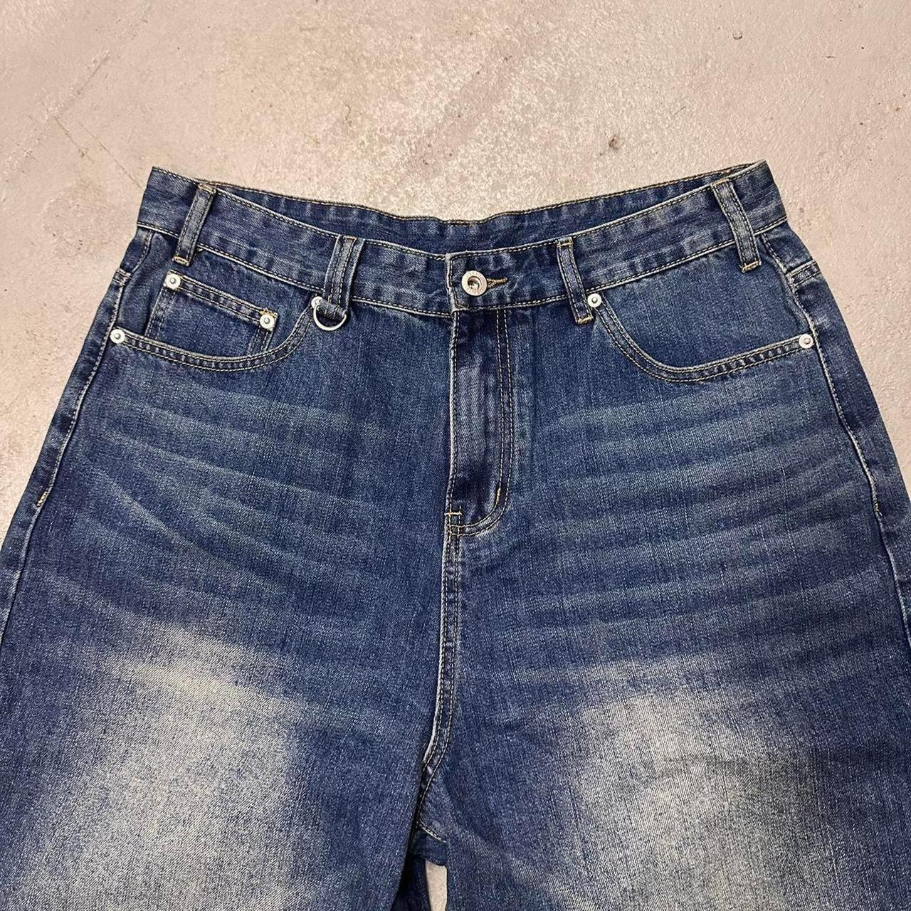 BLUE BAGGY SHORTS