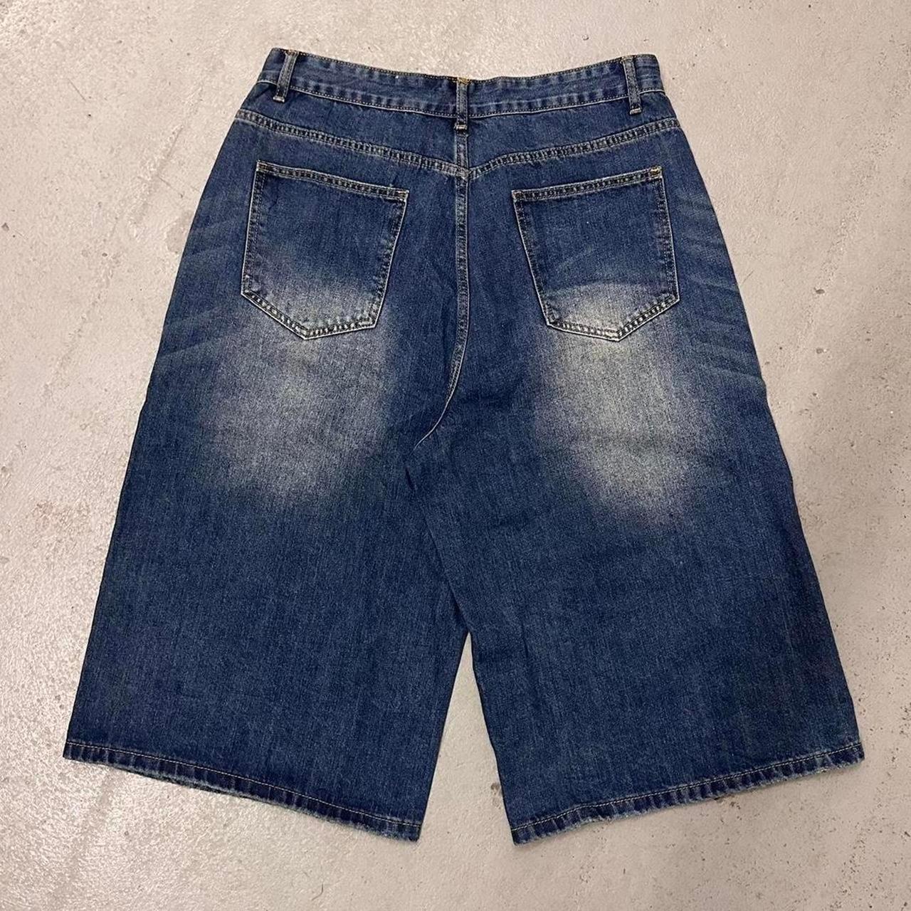 BLUE BAGGY SHORTS