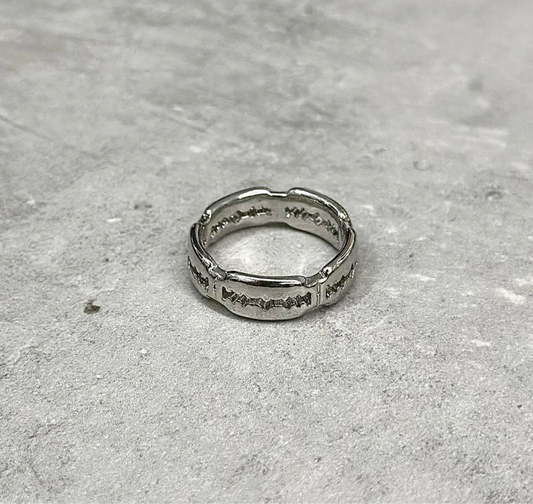 Razor Blade Ring, Silver.