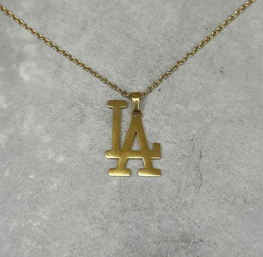 Los Angeles Necklace, Gold.
