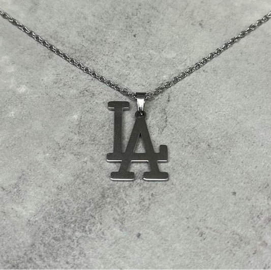 Los Angeles Necklace, Silver.