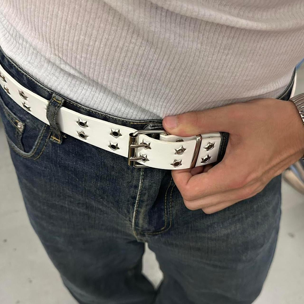 Star Belt, White.
