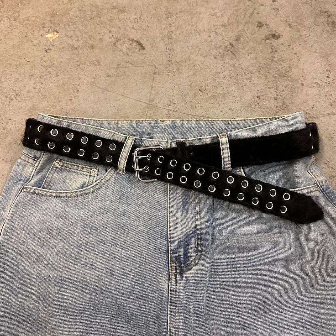 Fur Belt, Black.