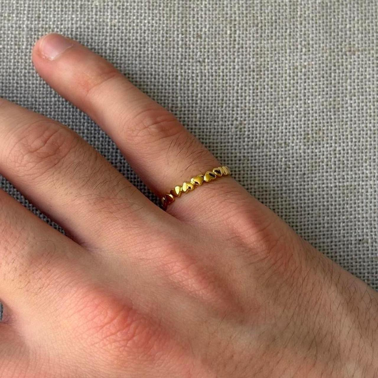Hearts Ring, Gold.