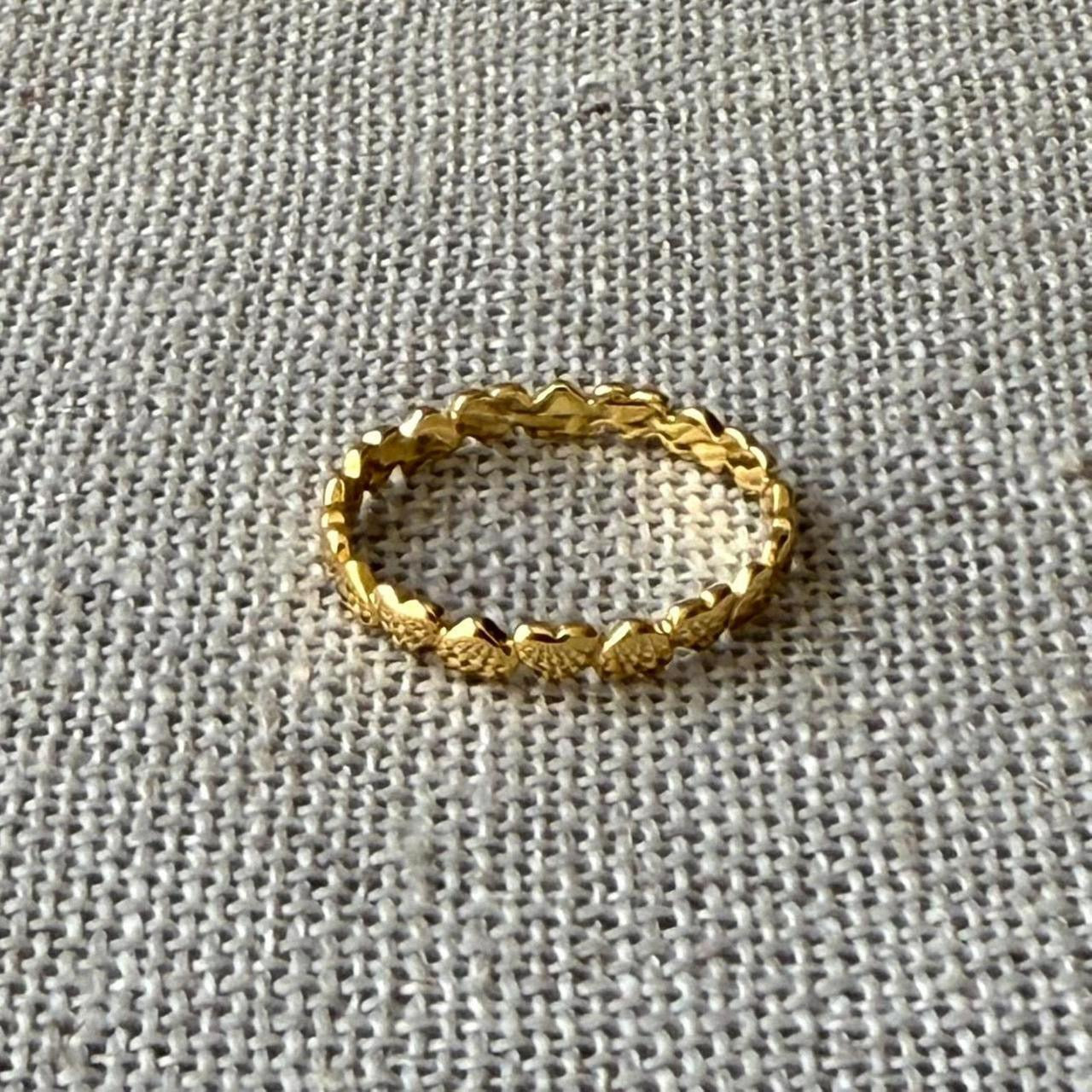 Hearts Ring, Gold.