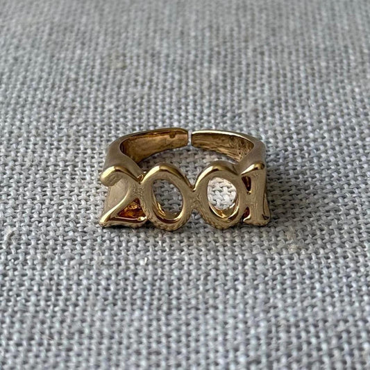 2001 Ring, Gold.
