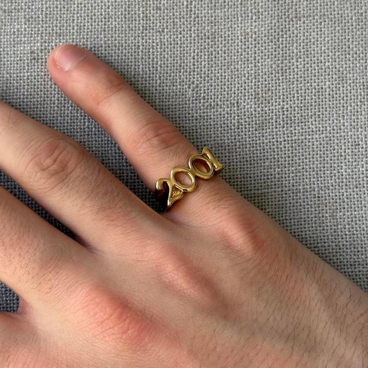2001 Ring, Gold.
