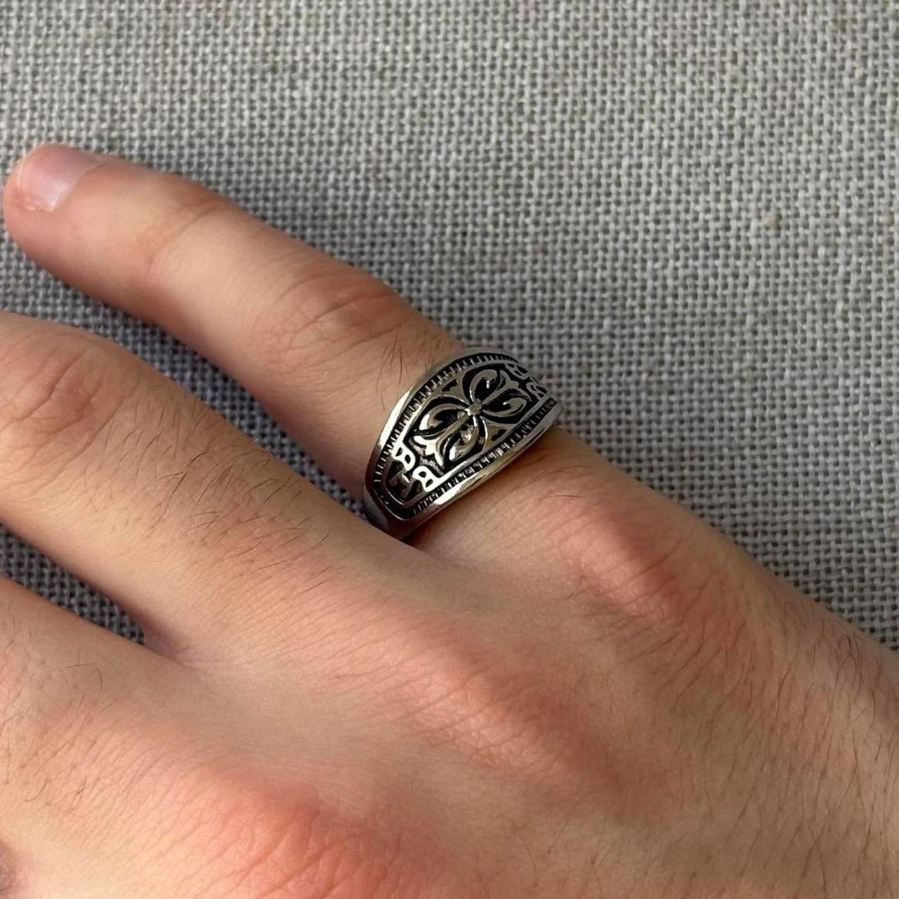 Nordic Cross Ring, Silver.