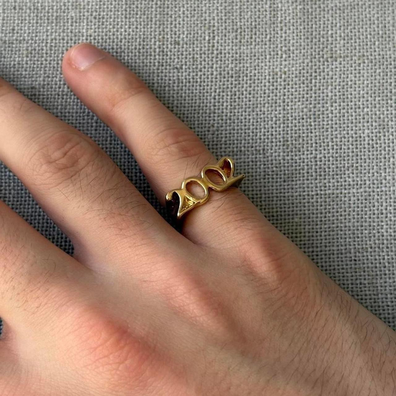 2002 Ring, Gold.