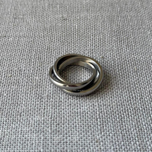 Triple Ring, Silver.