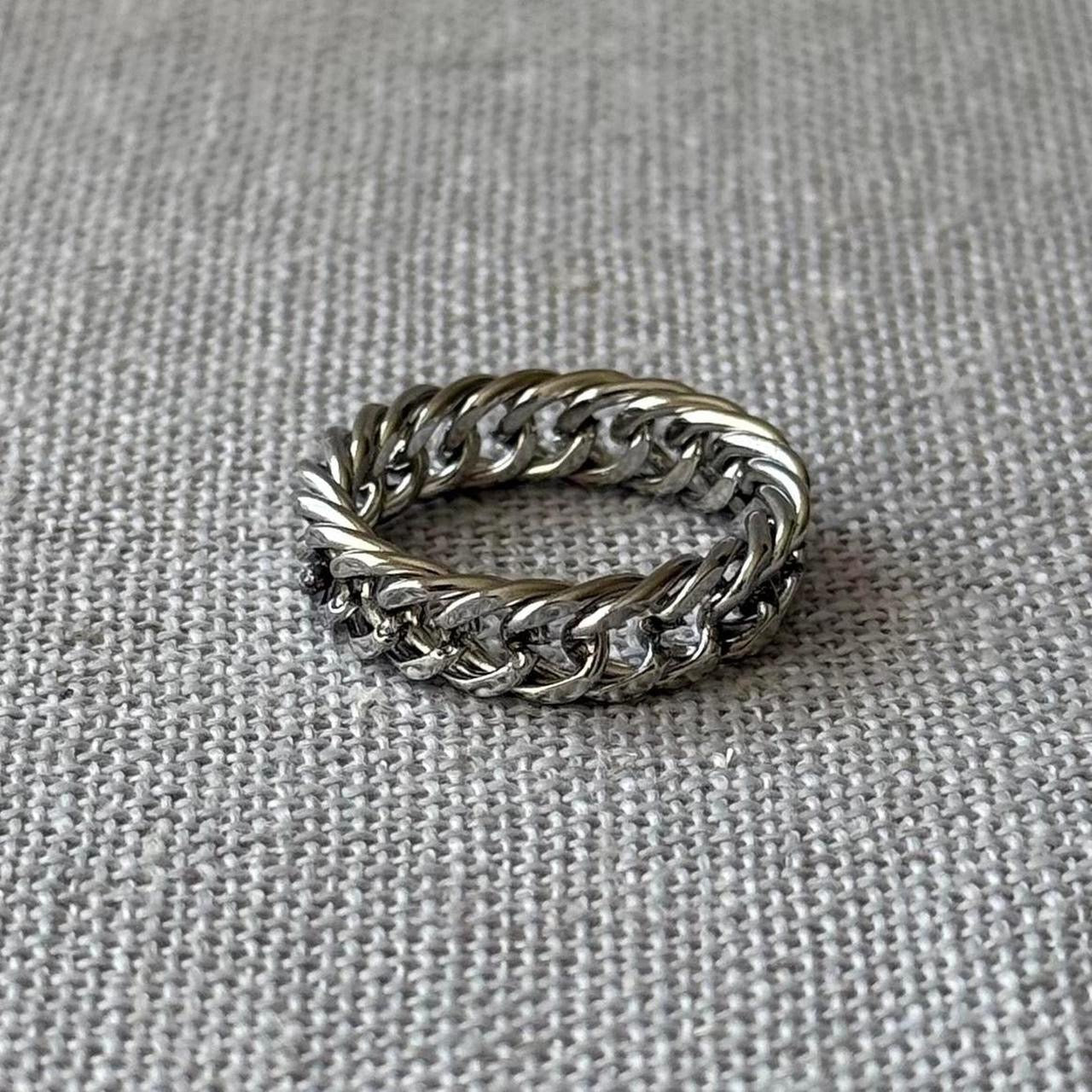 Cuban Ring, Silver.