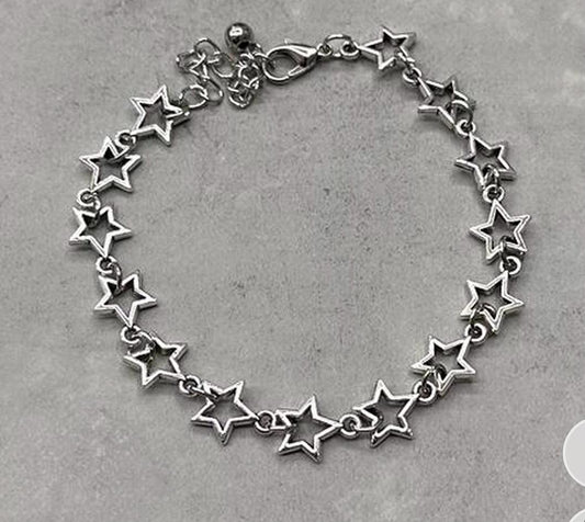 Stars Bracelet, Silver.