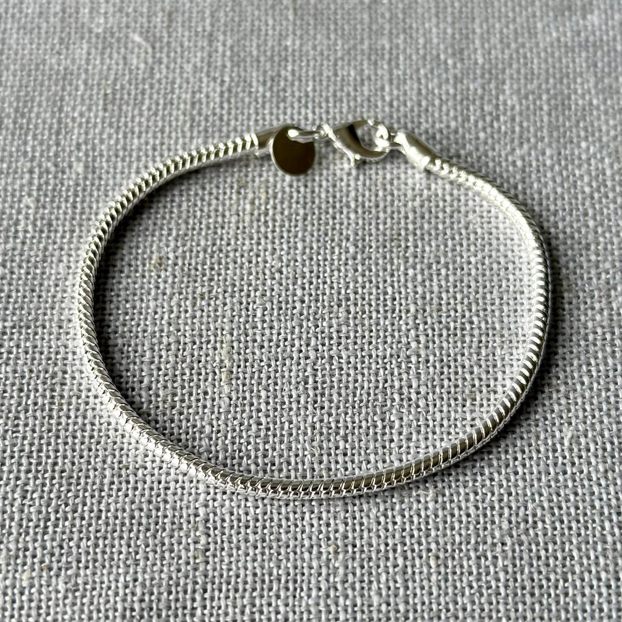 Rope Bracelet, Silver.