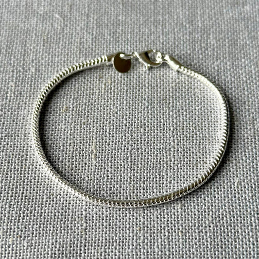 Rope Bracelet, Silver.