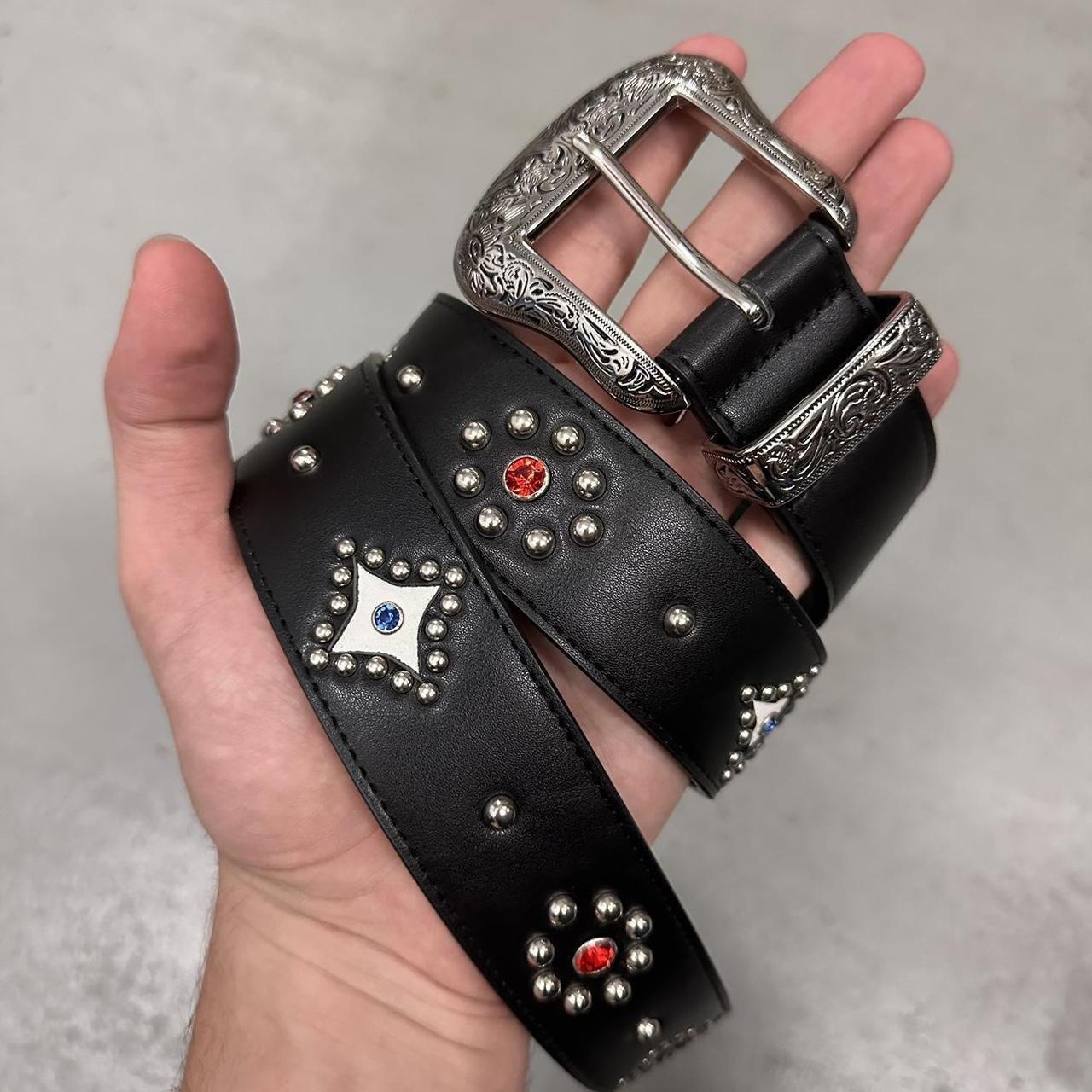 Black Studded Belt