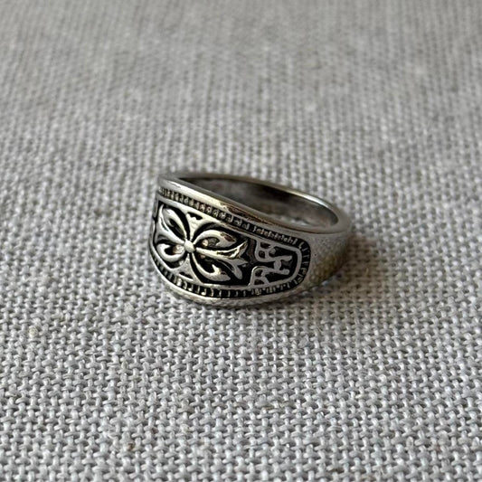 Nordic Cross Ring, Silver.